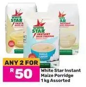Game White Star Instant Maize Porridge Assorted-For 2 x 1Kg offer