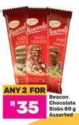 Game Beacon Chocolate Slabs Assorted-For 2 x 80g offer