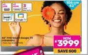 Game Skyworth 42 (106cm) FHD Smart Google TV 42E6500G offer