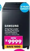 Game Samsung 21Kg Top Loader Washing Machine WA80F21S8BFA offer