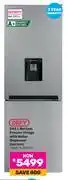 Game Defy 245L Bottom Freezer Fridge With Water Dispenser DAC449 offer