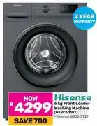 Game Hisense 6Kg Front Loader Washing Machine WFVC6010T offer