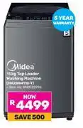 Game Midea 11Kg Top Loader Washing Machine MA200W110-T offer