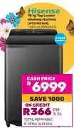 Game Hisense 18Kg Top Loader Washing Machine WT3I1823UB offer