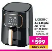 Game Logik 4.3L Digital Air Fryer LT-AF452D offer