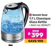 Game Bennett Read 1.7L Classique Glass Kettle offer