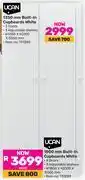 Game UCAN 1350mm Built In Cupboards White offer