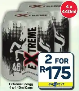 Pick n Pay Hypermarket Extreme Energy Cans offer