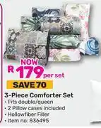 Game 3 Piece Comforter Set-Per Set offer
