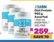 Game USN Diet Protein Assorted-900g Each offer