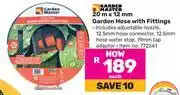 Game Garden Master 20m x 12mm Garden Hose With Fittings offer