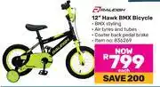 Game Raleigh 12 Hawk BMX Bicycle offer