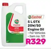 Game Castrol 5L GTX 20W/50 Engine Oil offer