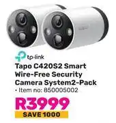 Game Tp-Link Tapo C420S2 Smart Wire-Free Security Camera System (2-Pack) offer