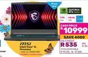 Game MSI 15.6(39cm) Intel Core i5 Processor offer