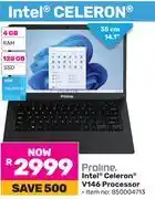 Game Proline 14.1(35 cm) Intel Celeron V146 Processor offer