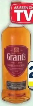 Pick n Pay Hypermarket Grant's Triple Wood Blended Scotch Whisky offer