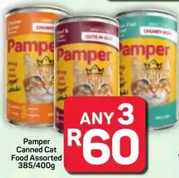 Pick n Pay Hypermarket Pamper Canned Cat Food Assorted offer
