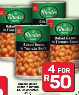 Pick n Pay Hypermarket Rhodes Baked Beans in Tomato Sauce Assorted offer