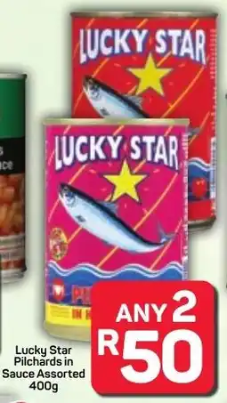 Pick n Pay Hypermarket Lucky Star Pilchards in Sauce Assorted offer