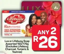Pick n Pay Hypermarket Lux or Lifebuoy Soap Assorted offer