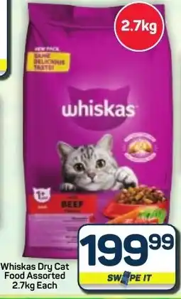 Pick n Pay Hypermarket Whiskas Dry Cat Food Assorted offer