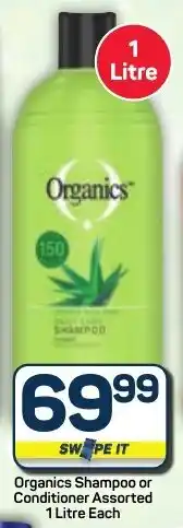 Pick n Pay Hypermarket Organics Shampoo or Conditioner Assorted offer