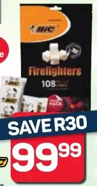 Pick n Pay Hypermarket BIC Pre-Cut Cubes Firelighters Pouch offer