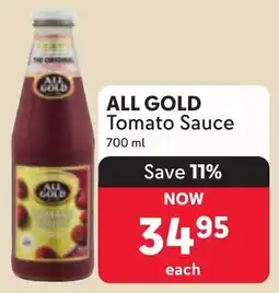 Makro ALL GOLD Tomato Sauce offer