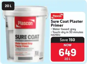 Makro Plascon Sure Coat Plaster Primer offer