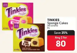 Makro TINKIES Sponge Cakes offer