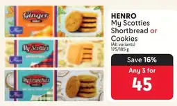 Makro HENRO My Scotties Shortbread or Cookies offer