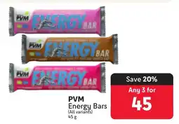 Makro PVM Energy Bars offer