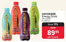 Makro LUCOZADE Energy Drink offer