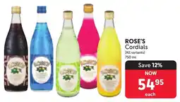 Makro ROSE'S Cordials offer