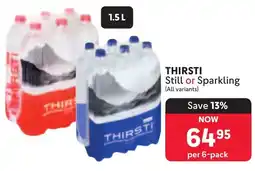 Makro THIRSTI Still or Sparkling offer