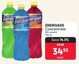 Makro ENERGADE Concentrate offer