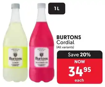 Makro BURTONS Cordial offer