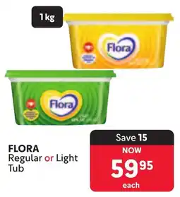 Makro FLORA Regular or Light Tub offer