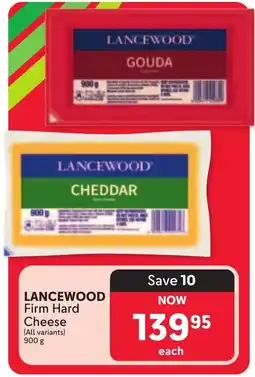 Makro LANCEWOOD Firm Hard Cheese offer