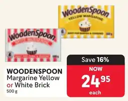 Makro WOODENSPOON Margarine Yellow or White Brick offer