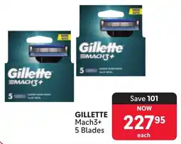 Makro GILLETTE Mach3+ 5 Blades offer