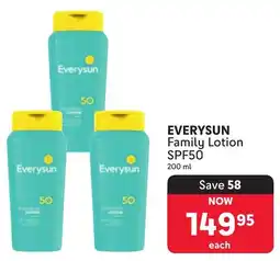 Makro EVERYSUN Family Lotion SPF50 offer