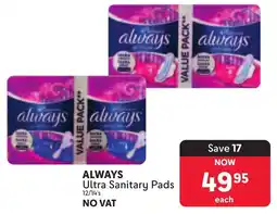Makro ALWAYS Ultra Sanitary Pads offer