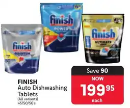 Makro FINISH Auto Dishwashing Tablets offer