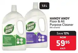 Makro HANDY ANDY Floor & All Purpose Cleaner offer