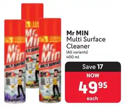 Makro Mr MIN Multi Surface Cleaner offer