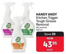 Makro HANDY ANDY Kitchen Trigger Tough Grease Removal offer