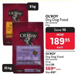 Makro OL'ROY Dry Dog Food offer