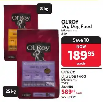Makro OL'ROY Dry Dog Food offer
